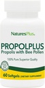 NaturesPlus Propolplus - 180 mg, 60 Softgels - Supplément de propolis d'abeille de qualité avec le pollen d'abeille - 60 portions