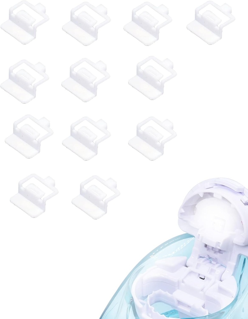 12 PCS Silicone Pods Recharge Accessoires pour Navage Nasal Care, Save Salt for Easy Operation (White)