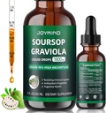 Graviola Extrait de feuille de sourcil liquide - Amers de sourcil liquide, embellir, détendre, foie et sommeil, végétalien, sans sucre et sans gluten, 98% de taux d'absorption, saveur naturelle, 2 mois d'approvisionnement 60ML