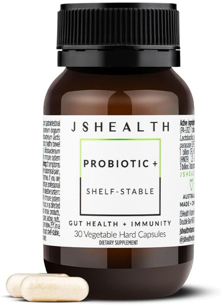 JSHealth Vitamines Gut Health and Immunity Formula - Probiotiques pour les femmes et les hommes - Supplément probiotique stable pour la santé digestive et le soutien immunitaire (30)