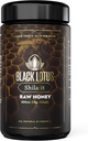 Black Lotus Pure Shilajit Résine de miel brut Teinture liquide, 300ml, 100% pur Shilajit naturel pour les hommes et les femmes, Acides aminés, 175mg Acide fulvic, 85 minéraux de traces ioniques, Pour le soutien immunitaire, Focus, énergie