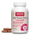 Formules de Jarrow Riz de levure rouge 1200 mg et Co-Q10 100 mg par portion - 120 capsules de Veggie - 60 portions - supplément alimentaire pour la santé du coeur à base de plantes - soutient la santé cardiovasculaire et cardiaque - végétalien