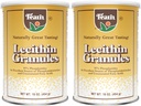 Fearn Natural Foods Granules de lécithine de soja – émulsifiant de gras avec des nutriments essentiels pour la santé, améliore la texture des gâteaux, pains et bricolages, 16 Oz (paquet de 2)