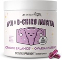Legendairy Lait Pure Inositol Supplément - Myo Inositol et D-Chiro Inositol Capsules - Idéal rapport 40:1 - Ovarian & Fertility Support pour les femmes - 30 jours d'approvisionnement