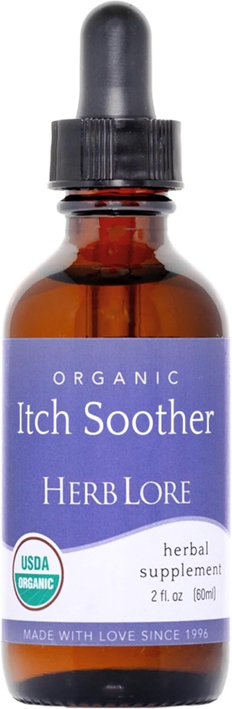 Teinture de Sother Teinture Bio Herb Lore - Soie Grossesse Démangeaisons Peau et rash, Chardon Lait Liquid, Dandelion et Jaune Dock Supplément de soutien du foie gouttes (2 fl oz)