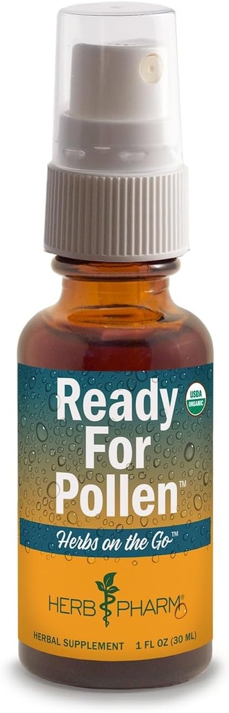 Herb Pharm Herbs on The Go Portable Spray: Certified Organic Ready for Pollen, 1 Once