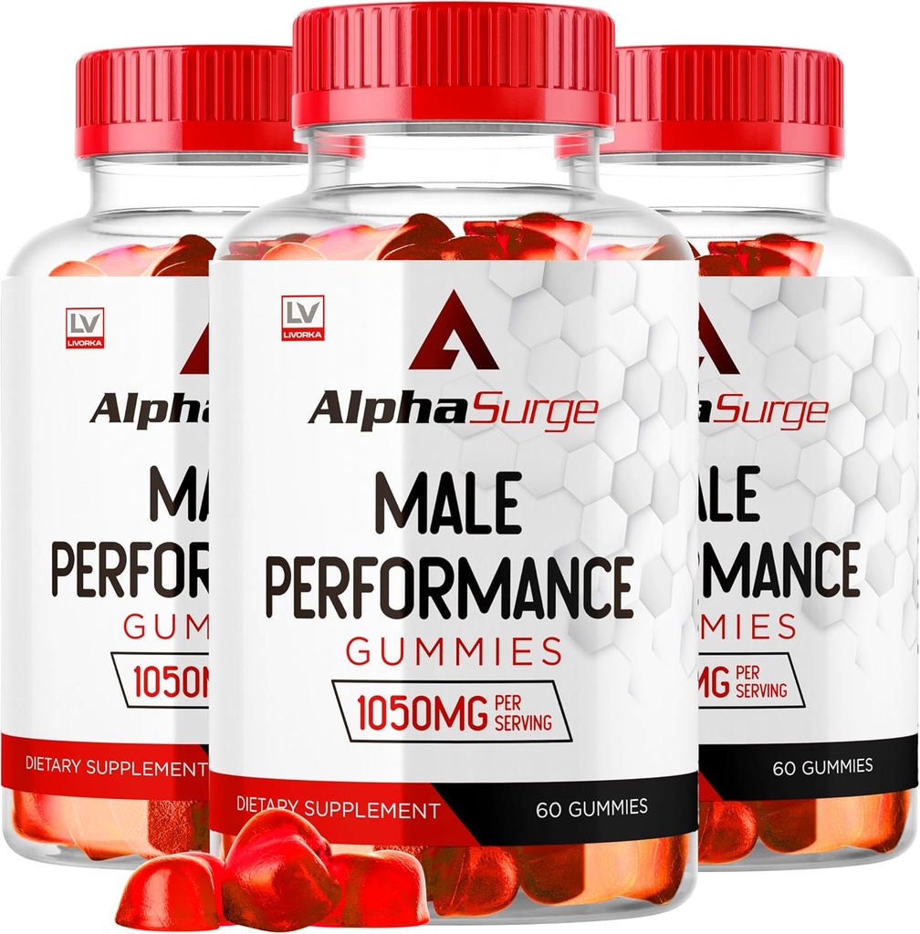 LIVORKA Alpha Surge pour les hommes - Gummies alpha Surge pour les mâles, Gummies Alfa Surge 1050mg, Gummies Alpha Surge XL, Gummies Alphasurge, Gummies Alfa Surge, Gummies Alpha Sugre, 180 Gummies pendant 3 mois