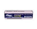 Tums Extra Strength 750 Antiacide avec supplément de calcium Berries assorties riches en calcium Aromatisées - 24 rouleaux de poche de 8 comprimés à croquer Chaque rouleau (192 comprimés à croquer Total)