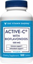 La vitamine Shoppe Active-C avec des bioflavonoïdes, soutient l'immunité, la santé vasculaire, l'antioxydant, 500 MG (100 comprimés)