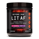 BEYOND RAW LIT Advanced Pre Workout Formula, Sweet and Tart, for Energy, Focus, Endurance, Pumps, avec 300mg de caféine à libération rapide et ciblée, Créatine, Beta Alanine, Taurine, 20 portions