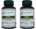 Taurat de magnésium, Haute Absorbable, 90 VCaps, Non-OGM, Vegan, & Sans gluten, fait avec des ingrédients biologiques, rafâts sauvages et naturels (paquet de 2)