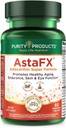 Produits de pureté AstaFX Astaxanthin Antioxydant Super Formule de 4 mg d'AstaREAL testé cliniquement avec des tocotriénols (Vitamine E) + Pepper noir BioPerine + Piperine - 60 capsules végétariennes