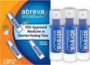Abreva Docosanol 10% Crème Traitement des plaies froides, Plaquette de fièvre et Crème des plaies froides - 0.07 Oz Pompe Bouteille x 3