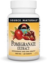 Source Naturals Extrait de grenade 500mg Acide Ellagique complet de fruits Antioxydant et fibre ajoutée - 60 comprimés