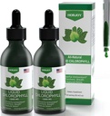Chlorophylle gouttes liquides - 100% énergie naturelle Booster et soutien immunitaire - Déodorant interne et detox - Altitude de soulagement de la maladie - Absorption rapide, végétalien et non-OGM - 120 portions (paquet de 2)
