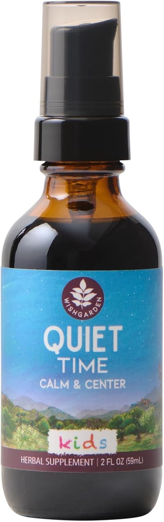 WishJarden Herbs temps calme pour les enfants - supplément calmant naturel à base de plantes avec Passionflower, soulagement du stress pour les enfants apaise et calme les enfants sur-stimulés, supplément calmant pour les enfants, 2oz