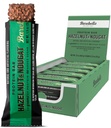 Barebells Barres protéinées Noisettes et Nougat - 12 Nombre, 1.9oz Barres - Snacks protéiniques avec 20g de haute protéine - Barre de protéines de chocolat avec 1g de sucres totaux - Sur le Go Protein Snack & Breakfast Bars
