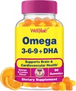 Et bien Ouais Omega 3 6 9 Gommies avec de l'huile de lin et du DHA.
