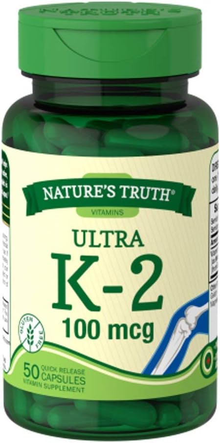 La vérité de la nature Ultra Vitamine K-2 100 mcg, 50 Compte (2)
