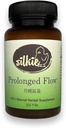 Supplément de flux prolongé de Silkie - Soutien de l'équilibre hormonal, Diminution et régulation du cycle menstruel, Flashs chauds et Sweats Relief de nuit, 300 Compte