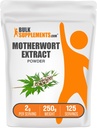 BulkSupplements.com Poudre d'extrait de motorisation - Supplément de motorisation, supplément à base de plantes - Sans gluten, 2g par portion, 250g (8,8 oz) (paquet de 1)