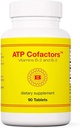 Cofacteurs optmox ATP - Complexe vitamine B pour les femmes et les hommes, vitamine B2 et B3, 100mg Riboflavine et 500mg Niacine, comprimés multivitamines à haute puissance pour le soutien énergétique - 90 Compte