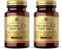Solgar Vitamine sublinguale B12 1000 mcg - 250 pépites, paquet de 2 - Non-OGM, végétalien, sans gluten, sans laiterie, casher - 500 Total des portions