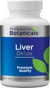 Botaniques professionnels Détox du foie – Nettoyage naturel du foie et soutien de la désintoxication avec botaniques et enzymes – 120 capsules végétaliennes