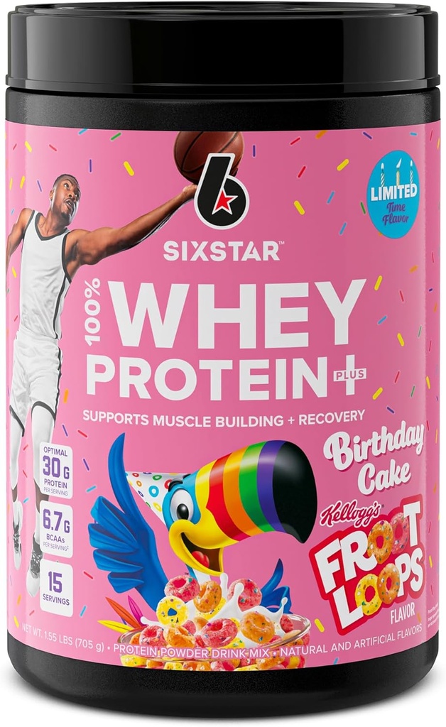 Six Star Whey Protéine Powder Plus de Motcle Building & Recovery Plus Immuni Support de Motcle Builder pour les hommes et les femmes de Kellogg.