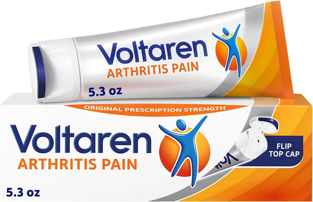 Arthrite Voltaren Gel de douleur pour l'arthrite topique puissante soulagement de la douleur avec Diclofénac - NEW Easy Open Cap - 150 g