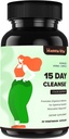15 jours Gut Cleanse Detox pour les femmes et les hommes, avancé Gut Gut Colon Cleanse Detox avec Psyllium Husk, Cascara Sagrada, Senna et Probiotic Natural Laxative, 30 capsules