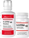 100 Comprimés - Supplément de Citrate de potassium - Thérapie Alcali efficace et régime de dosage simple - Meilleur pour l'appauvrissement du potassium et les pierres rénales - Contient 1080mg de Citrate de potassium par comprimé