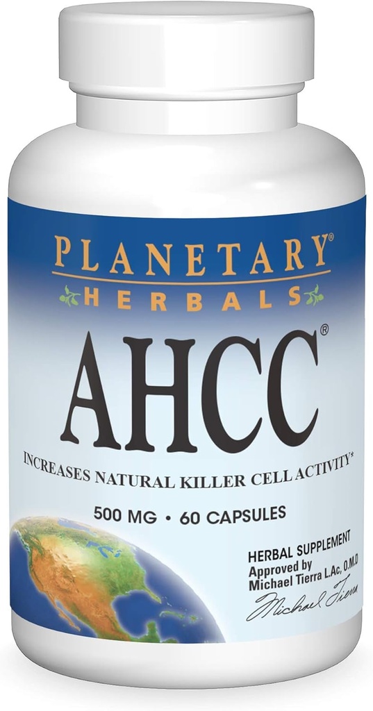 Herbes Planétaires AHCC 500mg - 60 Capsules