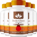 Body Clean Pills, Official BodyClean Supplement Capsules - Maximum Strength, Body Clean All Natural Formula Pills, BodyCleanse Glyco Optimizer Complex, BodyClean Health Support Reviews (5 Pack)