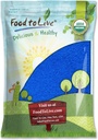 Food to Live Organic Blue Spirulina Powder, 8 Pounds – Non-GMO, Pure Raw Blue-Green Algae Extract, Vegan, Non-Irradiated, Great for Juices, Smoothies, Shakes, Drinks, and Food Coloring