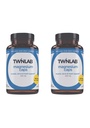 Twinlab Magnesium Caps - Supplément Magnésium haute absorption pour soutenir le soulagement des crampes de jambe - Capsules de magnésium pour le soulagement du stress, 420 mg, 100 Compte, 2 Pack