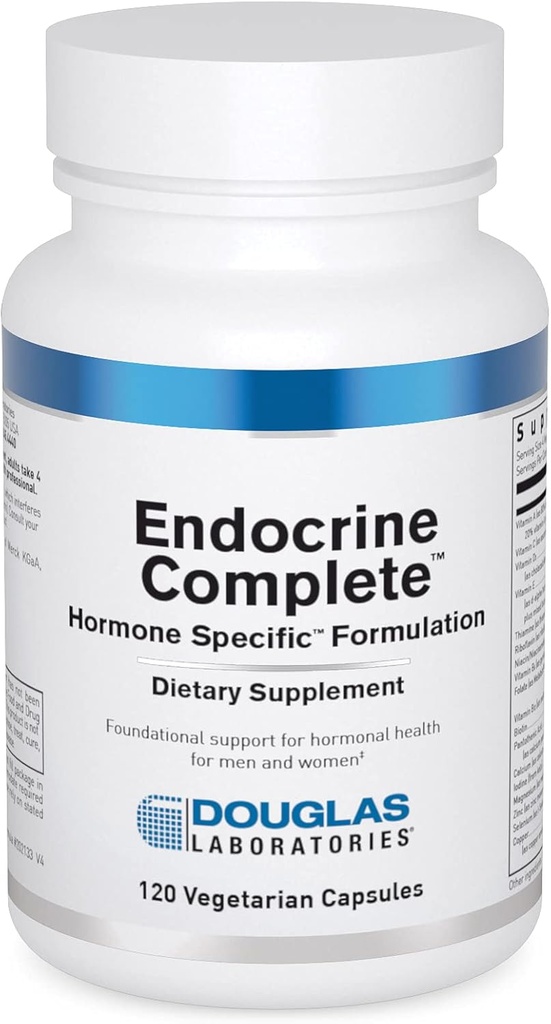 Douglas Laboratories Endocrine Complete (en anglais seulement) Formulation spécifique aux hormones avec vitamines, minéraux et nutriments (120 capsules)