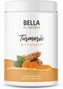 Bella en poudre de curcuma et de gingembre naturel - Antioxydant et meilleure digestion (300 grammes)