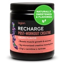 LÉGION Supplément de recharge après l'entraînement - Tous les muscles naturels Builder & Recovery Drink avec micronize créatine monohydraté. Naturellement sucré et aromatisé, sûr et sain. (Grape, 60 services)