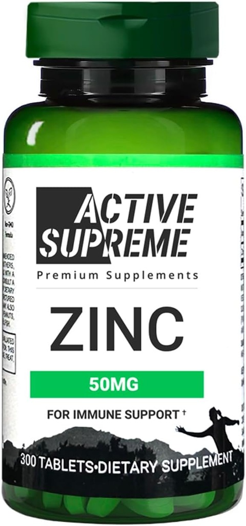 Citrate de zinc 50 mg - Supplément pour soutenir le système immunitaire et la santé génésique (1)