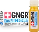 +GNGR Vitamine D Booster – Tropical Immunity Booster Edition Gingembre pressé à froid avec ananas, fruits de la passion, orange, curcuma et vitamine D3.