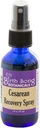 Chanson de naissance Botaniques Bio Cesarean Recovery Spray postpartum, Spray périnéal, Guérison pour les soins postpartum et la récupération, un essentiel pour le travail, la naissance et la livraison, bouteille de 2oz