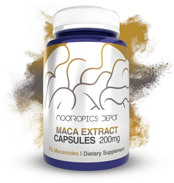 Capsules d'extrait de maca 5% Macamides Lepidium meyenii