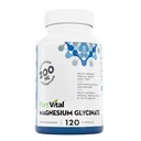 PlantVital Magnésium Glycinat 200mg 120 Capsules - Haute Absorption, Non-OGM, Vegan, Sans gluten - Soutient le sommeil normal, la fonction musculaire et nerveuse, le coeur normal et la santé des os, Aide Se sentir calme et se détendre