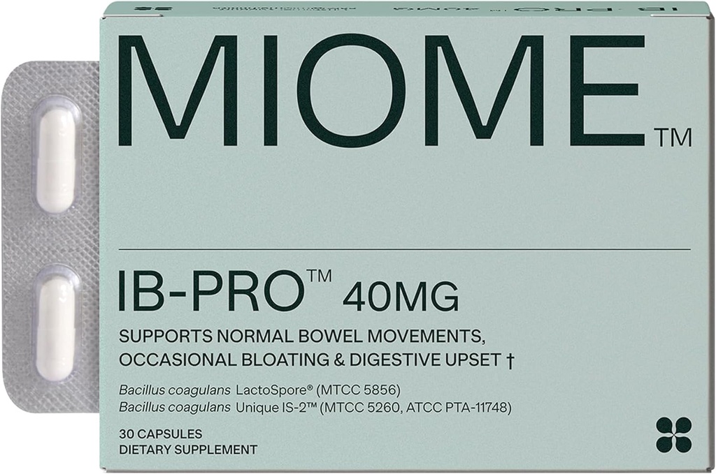 IB-PRO Bacillus Coagulans Probiotic - 2-1 Lactospore & Unique est-2 pour Constipation occasionnelle, Bloating & Digestive Upset - 3ème partie vérifiée - 30 capsules