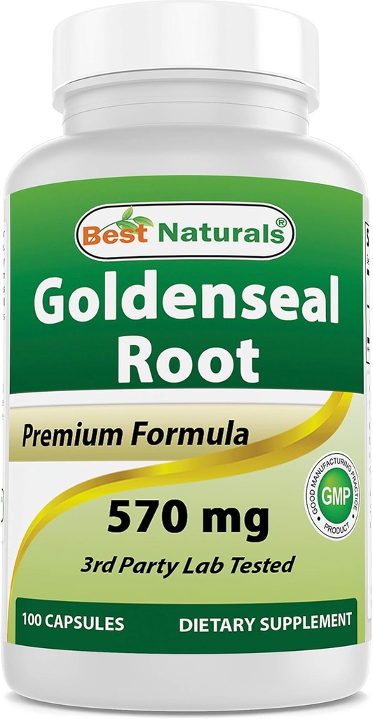 Meilleures Graines de Seaux d'Or naturelles 570 mg (non-OGM) 100 Capsules