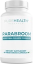PUREHEALTH RESEARCH Parabroom - Gut Cleanse & Health Supplement - with Black Walnut, Sweet Wormwood Powder, Turmeric Extract, Olive Leaf, Garlic & Onion - Digestive Support for Women & Men 60 Capsules