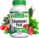 Choice botanique Cranberry Plus Soutien urinaire total - Santé urinaire pour les femmes et les hommes avec concentré de canneberges, Uva Ursi, Buchu, Calcium - 60 comprimés