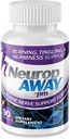NeuropAWAY Nerve Support PM, avec l'acide lipoïque R-alpha pour aider à fournir le soulagement de la nerve en aussi peu que 5 jours, acétyl-L-Carnitine, Theanine, Mélatonine et méthylcobalamine, 90 Capsules