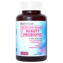 BioEmblem Probiotiques beauté pour les femmes, 35 milliards CFU 14 souches avec biotine, collagène, prébiotiques pour la santé digestive, peau et ongles capillaires, supplément probiotique vaginal, plateau stable, 30 capsules